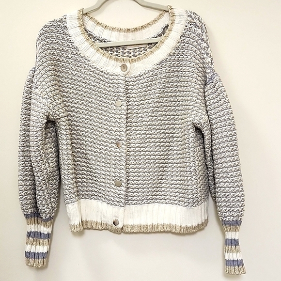 Ramy Brook Jack Button-Front  Cardigan Size Large - Picture 8 of 17